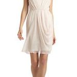 Alice + Olivia Base Ivory Silk Chiffon Mini Cocktail Dress size Small Photo 0