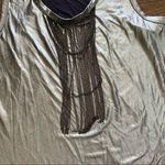 Metallic Silver Mini Dress by Tov Holy Size M Photo 4