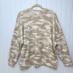 Athleta Studio To Street Sweatshirt Womens Camo Beige Crewneck Cozy Size 2X Photo 1