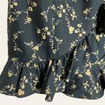 Keepsake The Label Navy Blue Floral Ruffle Strapless Mini Dress Size 6 Photo 6