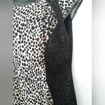 Katherine Kelly animal print mesh dress Black Size 6 Photo 2