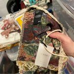 Cider Cute  NWT coquette tapestry corset lace up crop top vintage look Photo 4