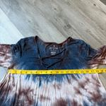 American Eagle Tie Dye Top Flowy Soft Round Hem Medium Photo 9