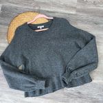 Madewell  balloon‎ sleeve pullover sweater gray Photo 1