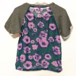 Xhilaration  gray floral sheer raw hem XS Photo 4