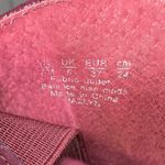 Carlos Santana Floral embroidered ankle booties, size 7 Carlos burgundy faux suede peep toe Photo 10