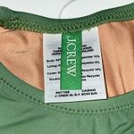 J.Crew Size Medium Heritage scoopneck bikini top NWT Rustic Willow Green BX611 Photo 3