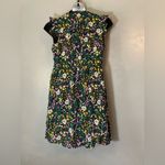 Old Navy  Black Floral Flutter Sleeve Dress Photo 2