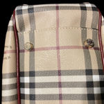 Polo Santa Roberta Beige/Tan Plaid Trademark Design Tote Purse. NWT Tan Photo 5