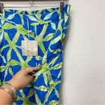 Haute Hippie FLAWED!!!  wide leg boho pull on pants size XL green blue palazzo Photo 5