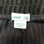 Aerie Women’s Small Long Groove On Ribbed Velour Green Flare Pull-On Pants Photo 6