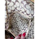 Coach 1941 Croc Embossed Patent Leather Tote Large Dark Brown Shoulder Bag Photo 8