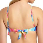 California Waves Shiny Handkerchief Bikini Top Photo 5
