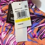 Salt + Cove LILAC MULTI Juniors' Tankini Swim Top Orange Size undefined Photo 2
