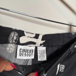 Vintage Chinese Print Black Pants - Unique Artistic Style Photo 2