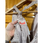 Free People New with Tag  Romantic Evening Margot Lace Mini Dress in Nude Size 0 Photo 3