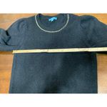 Draper James  Classy Preppy Academia Pullover Sweater Women Medium Black Neutral Photo 3