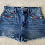 Forever 21 Rainbow Accent Jean Shorts Photo 0