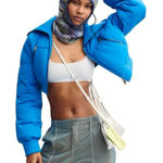 Urban Outfitters Lily Crop Puffer Jacket Size Small Photo 0