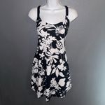 Lilac & London Black & White Floral Mini Dress Womens Medium Photo 2