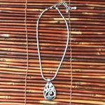 Brighton  Teardrop Pendant Scroll Necklace Photo 6