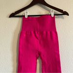 Free People NWOT  Women's Pink The Class Thick Ribbed Leggings Size Medium Photo 5