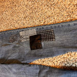 Chico's ‎ So Slimming Girlfriend Jeans Ankle Patchwork Embellished Size 4R Photo 2