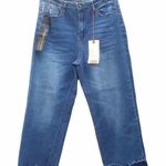 Angel Kiss high rise straight crop flare jeans Photo 5