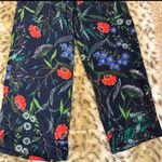 Aerie  Black Floral Pants Photo 2