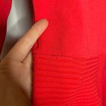 Cara Cara Red Lisha A line long sleeve knitted Dress sz XL Photo 6