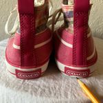 Coach : Franca (A1756) Pink Plaid High-Top Sneakers- 5.5 Photo 8