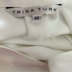 Trina Turk blouse top short sleeve v neck size M women’s Photo 1