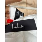 Lulus NWT  Angelic Approach White Chiffon Ruffled Tie-Strap Mini Dress Party XS Photo 4