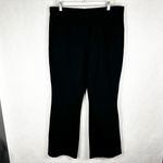 Isaac Mizrahi Plus Size 16 Pants Black Trousers Flare High Rise Stretch 266 Photo 1
