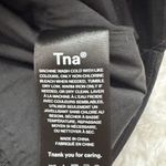 Aritzia TNA Smocked Puff Sleeve Cottagecore Crop Top Black Photo 3