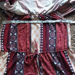 Rue 21 boho ruffle top off shoulder Romper size large Photo 10