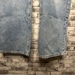 EUC Pilcro Classic Blue Distressed Women's Wide Leg Jeans Size 32 Tall Photo 3