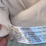 ZARA NWT Small  midi v-neck laces dress Sleeveless Cream Dress with Ruffle Hem Photo 12