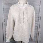 C&C California  Sherpa Fleece 1/2 Zip Pullover Ivory-Medium Photo 0