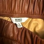 BB Dakota Steve Madden High Waist Tan Leather Shorts Photo 11