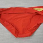 Athleta Womens Bikini Bottom Size XL Orange Splash Low Tide Foldover 740043 NEW Photo 5