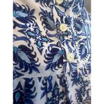 Ann Taylor  LOFT SHORT SLEEVE LIGHTWEIGHT BLUE AND WHITE TOP WOMENS SIZE SMALL Photo 7