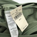 Aerie Ruched Cut Out One Piece Swimsuit Cheeky Green S Photo 3