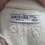 Arizona Jeans ARIZONA Sweatshirt‎ Womens Size M Light Beige Crewneck East Village Graphic Photo 3