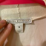 Dana Buchman  Cream Floral Open Cardigan Photo 3
