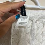 Becca  White Crochet Swim Pants Cover Up Small Women Photo 3