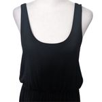 Felicity & Coco High Low Black Midi Dress Size XS Black Stretchy Knit Sundress Photo 2