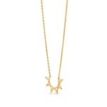 Boutique NEW Women’s Half Sun Yellow Gold Filled Adjustable Necklace, 16-18”‎ Photo 6