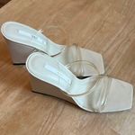 ZARA White Wedges Photo 0