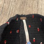 Free People Black and Red Wide Leg Pants Photo 3